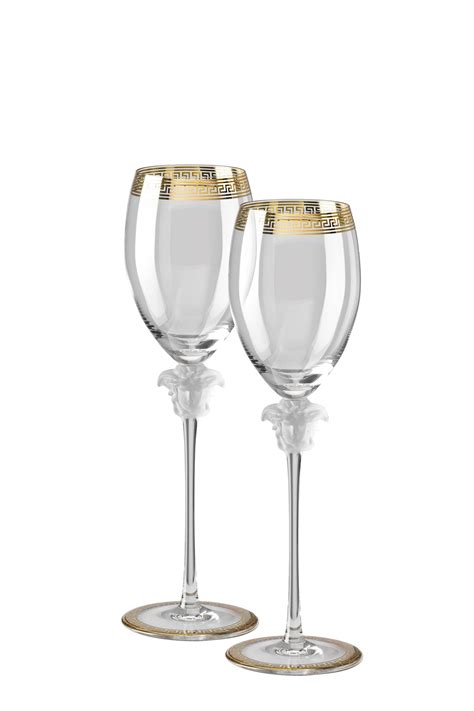 where to buy versace drinking glasses|versace champagne glasses.